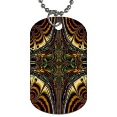 Abstract Art Artwork Fractal Dog Tag (One Side)