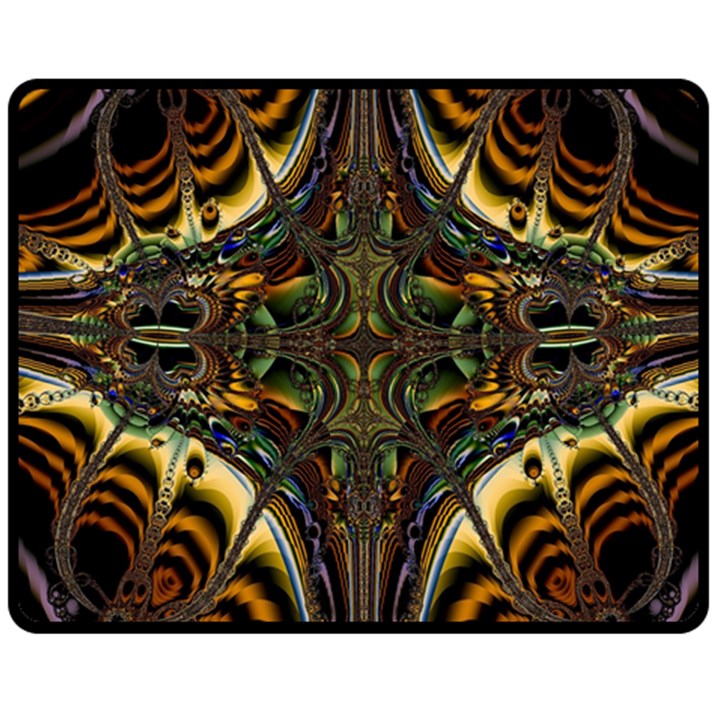 Abstract Art Artwork Fractal Fleece Blanket (Medium) 