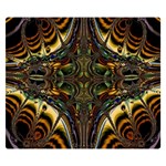 Abstract Art Artwork Fractal Double Sided Flano Blanket (Small)  50 x40  Blanket Back