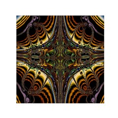 Abstract Art Artwork Fractal Small Satin Scarf (Square)