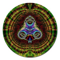 Artwork Fractal Digital Art Magnet 5  (round) by Wegoenart