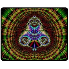 Artwork Fractal Digital Art Fleece Blanket (medium)  by Wegoenart