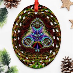 Artwork Fractal Digital Art Ornament (oval Filigree) by Wegoenart