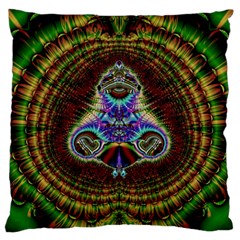 Artwork Fractal Digital Art Large Flano Cushion Case (one Side) by Wegoenart