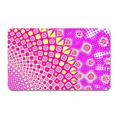 Digital Arts Fractals Futuristic Pink Magnet (Rectangular)