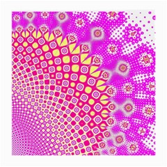 Digital Arts Fractals Futuristic Pink Medium Glasses Cloth