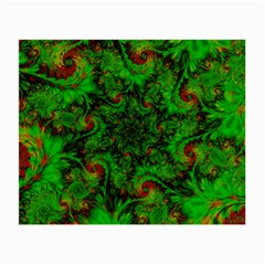 Art Artwork Fractal Digital Art  Green Small Glasses Cloth (2 Sides) by Wegoenart