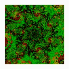 Art Artwork Fractal Digital Art  Green Medium Glasses Cloth (2 Sides) by Wegoenart