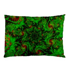 Art Artwork Fractal Digital Art  Green Pillow Case (two Sides) by Wegoenart