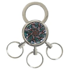 Art Artwork Fractal Digital 3-ring Key Chain by Wegoenart