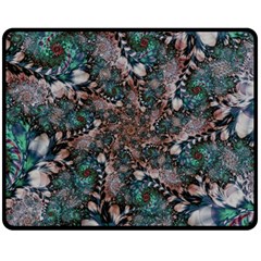 Art Artwork Fractal Digital Fleece Blanket (medium)  by Wegoenart