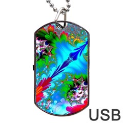 Abstract Art Art Design Modern Art Dog Tag Usb Flash (two Sides) by Wegoenart