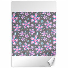 Seamless Pattern Flowers Pink Canvas 20  X 30  by Wegoenart