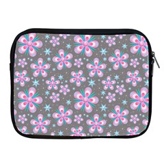 Seamless Pattern Flowers Pink Apple Ipad 2/3/4 Zipper Cases by Wegoenart