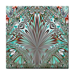 Crystal Design Crystal Pattern Glass Tile Coaster by Wegoenart