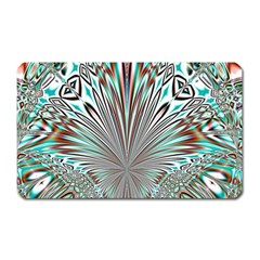 Crystal Design Crystal Pattern Glass Magnet (rectangular) by Wegoenart