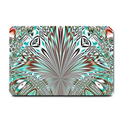 Crystal Design Crystal Pattern Glass Small Doormat  by Wegoenart