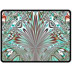 Crystal Design Crystal Pattern Glass Fleece Blanket (large)  by Wegoenart