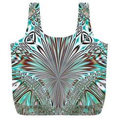 Crystal Design Crystal Pattern Glass Full Print Recycle Bag (xl) by Wegoenart