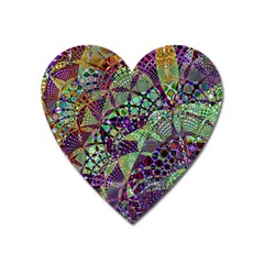 Background Design Art Artwork Heart Magnet