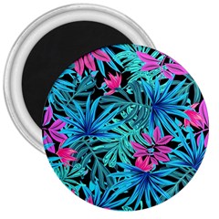 Leaves Picture Tropical Plant 3  Magnets by Wegoenart