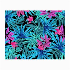 Leaves Picture Tropical Plant Small Glasses Cloth (2 Sides) by Wegoenart