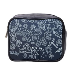 Internet Planets Drinks Computers Mini Toiletries Bag (two Sides) by Wegoenart