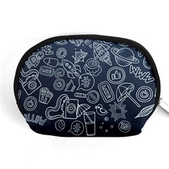 Internet Planets Drinks Computers Accessory Pouch (medium) by Wegoenart