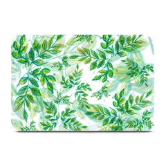 Leaves Green Pattern Nature Plant Plate Mats by Wegoenart