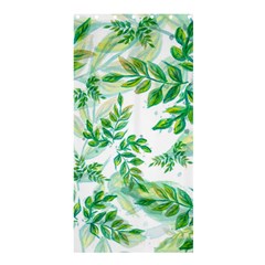 Leaves Green Pattern Nature Plant Shower Curtain 36  X 72  (stall)  by Wegoenart