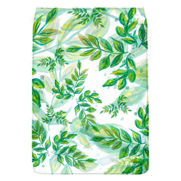 Leaves Green Pattern Nature Plant Removable Flap Cover (S)