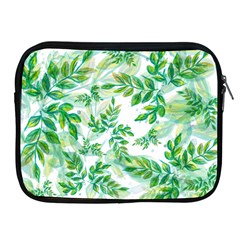 Leaves Green Pattern Nature Plant Apple Ipad 2/3/4 Zipper Cases by Wegoenart