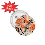 Marble Texture White Pattern 1.75  Buttons (100 pack)  Front