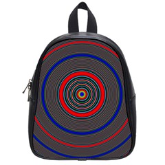 Art Design Fractal Circle School Bag (small) by Wegoenart