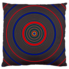 Art Design Fractal Circle Large Flano Cushion Case (one Side) by Wegoenart