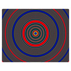 Art Design Fractal Circle Double Sided Flano Blanket (medium)  by Wegoenart