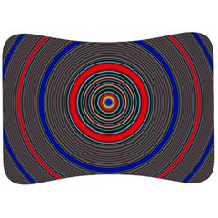 Art Design Fractal Circle Velour Seat Head Rest Cushion by Wegoenart