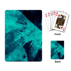 Background Texture Pattern Blue Playing Cards Single Design (rectangle) by Wegoenart