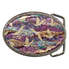 Textile Fabric Cloth Pattern Belt Buckles