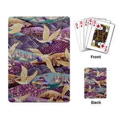 Textile Fabric Cloth Pattern Playing Cards Single Design (rectangle) by Wegoenart