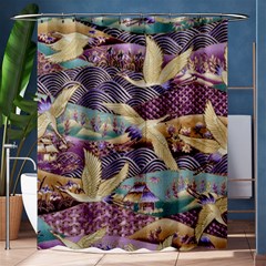 Textile Fabric Cloth Pattern Shower Curtain 60  X 72  (medium)  by Wegoenart