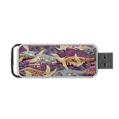 Textile Fabric Cloth Pattern Portable USB Flash (Two Sides)