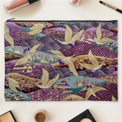 Textile Fabric Cloth Pattern Cosmetic Bag (XXXL)