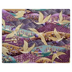 Textile Fabric Cloth Pattern Double Sided Flano Blanket (Medium) 