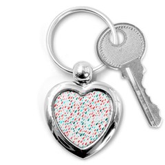 Rainy Day Pattern Key Chain (heart)