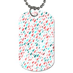 Rainy Day Pattern Dog Tag (one Side)