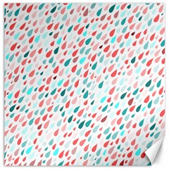 Rainy Day Pattern Canvas 16  X 16  by HelgaScand