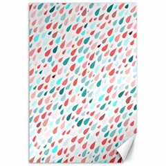 Rainy Day Pattern Canvas 24  X 36 