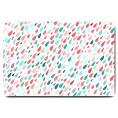 Rainy Day Pattern Large Doormat  by HelgaScand