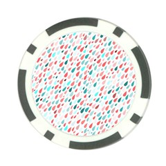 Rainy Day Pattern Poker Chip Card Guard by HelgaScand